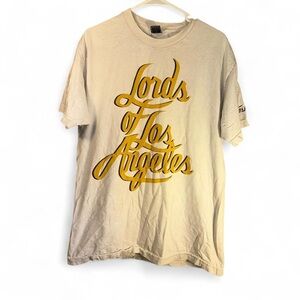 Vintage Freshjive Lords Of Los Angeles White Graphic T Shirt Men’s L